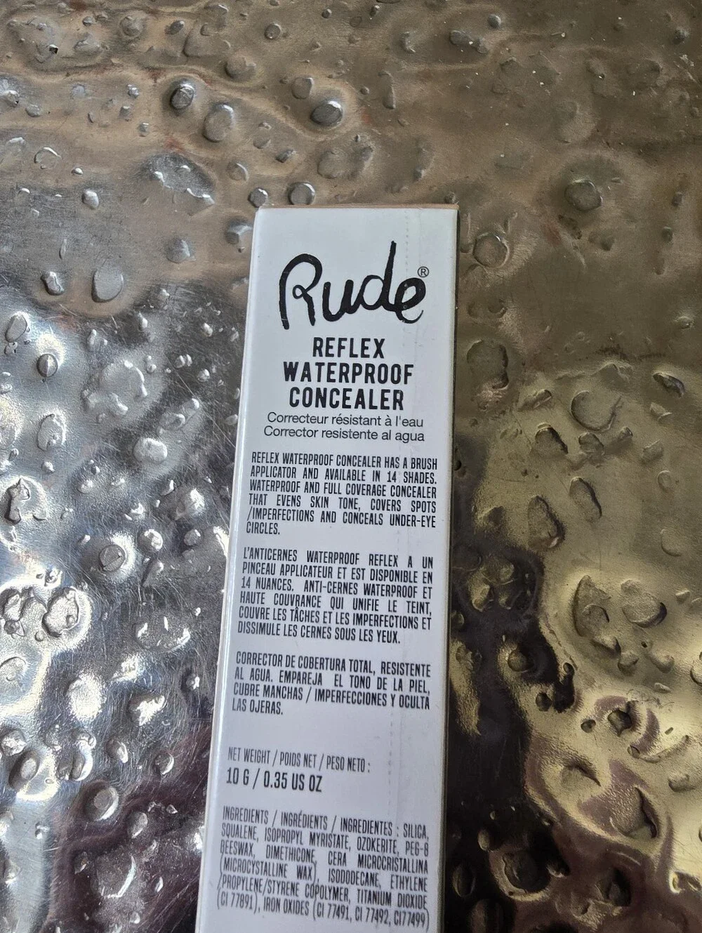 Rude Reflex Waterproof Concealer, Fair, NWT